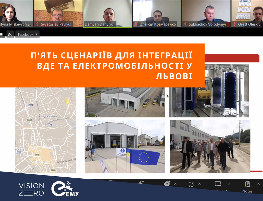 About the Lviv Electric Mobility Plan and the integration of RES: the results of the webinar