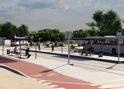 Concept for the reconstruction of Pryvokzalnaya Square in Konotop