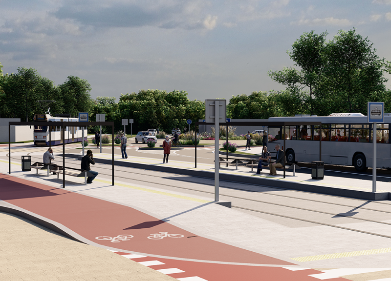 Concept for the reconstruction of Pryvokzalnaya Square in Konotop